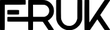 Crni logo tvrtke Fruk
